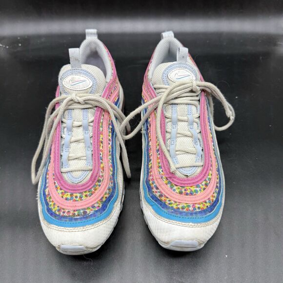 Nike Air Max 97 SE Bright Color Dots DV7550 100 Size 7Y - Picture 3 of 7